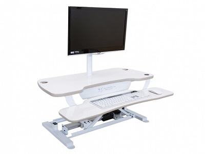 The Versa Power Desktop Standing Desk