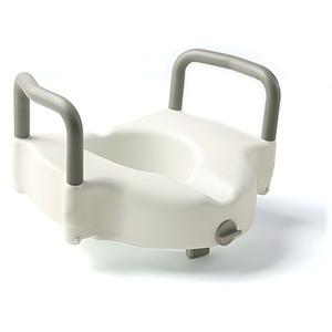 Invacare Clamp On Raised Toilet Seat - with Arms