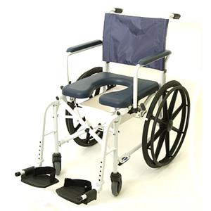 Invacare Mariner Shower Commode Chair - 18" with Urethane Tires