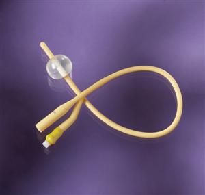 Silicone Elastomer Coated Latex Foley Catheter, 20FR w/ 30ml Balloon (case of 12)