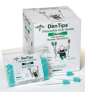 Dentips Treated Disposable Oral Swabs