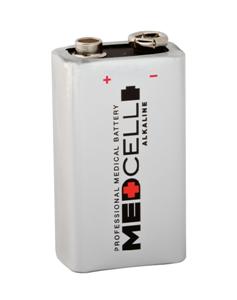 Medcell Alkaline Batteries, 9V (case of 72)