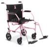 Breast Cancer Awareness Pink Transport Wheelchair and Cane
