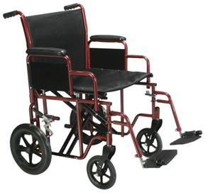 Drive Medical Bariatric Steel Transport Chair