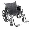 Drive Medical Sentra EC Heavy Duty Wheelchair with Various Arm Styles and Front Rigging Options