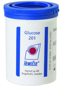 HemoCue Glucose 201 Analyzer Meter Strips