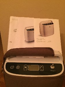 Respironics Simply Go Portable oxygen concentrator, Listed/Fulfilled by Seller #16087